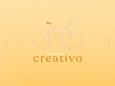 La Bicicleta / Creative Movement Logo bicicleta bicycle bike brand branding creative design design studio logo minimalist movimiento creativo vector