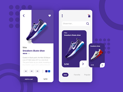 Ui concept nike app