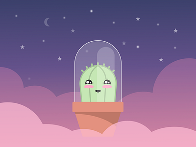 Skyctus cactus figmadesign illustration kawaii kawaii art vector illustration vectorart