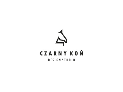 Czarny Koń logo branding design logo