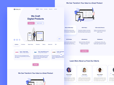 Mobillium Landing Page design experience design graphic design interaction design interactive design landing page product design responsive responsive design ui user experience user interface user interface design userinterface ux ux design web design webdesign website