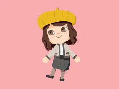 Joy's Character acnh animal crossing cartoon chibi design drawing gaming graphic design illustration illustrator minimal nintendo photoshop