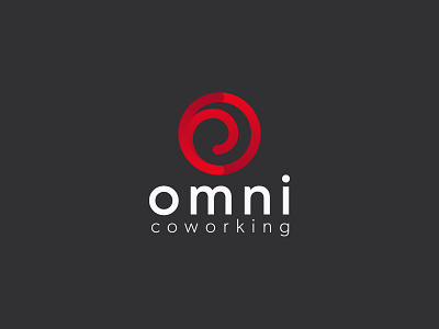 Omni Coworking - Visual Signature brand branding coworking design graphic logo vector