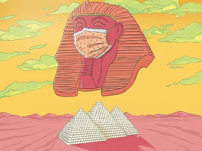 SPHINCS Covid19 art clouds comics covid desert design draw illustration ink photoshop sphincs sphincs wacom