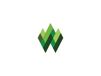 Forestry Company Logo forest green logo trees w