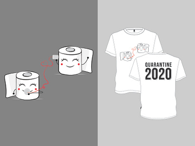 TOILET PAPER SOCIAL DISTANCING | Quarantine 2020 2020 2020 design art business clothes clothing design design illustration illustrator quarantine shirt shirtdesign shirts toiletpaper tshirt tshirt art tshirtdesign tshirts white