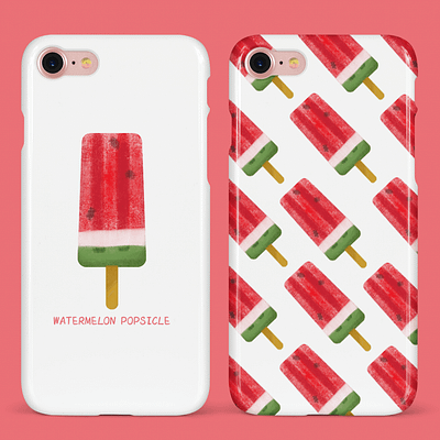 Watermelon popsicle