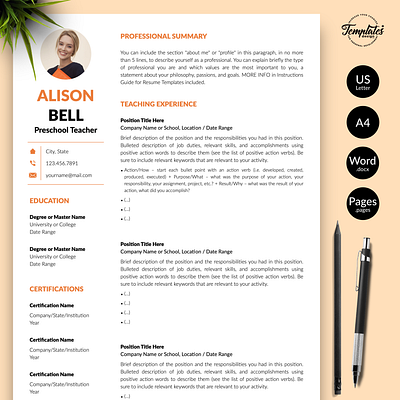 Teacher Resume for Word and Pages "Alison Bell" best cv for teacher best resume for teacher cv for teacher perfect teacher cv perfect teacher resume resume for teacher resume template teacher cv teacher cv example teacher cv format teacher cv sample teacher cv word teacher resume teacher resume design teacher resume example teacher resume format teacher resume sample teacher resume word word teacher cv word teacher resume