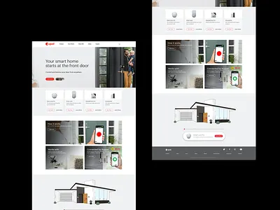 August Website Redesign august august home internet of things iot smart lock startup ui ux web design website website design