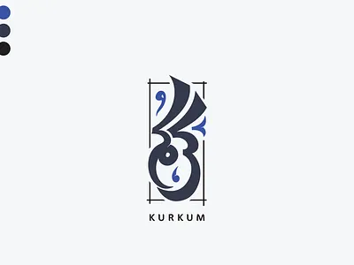 Kurkum logo arabic arabic logo arabic typography branding calligraphy illustration illustrator lettering logo type typography