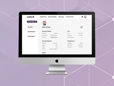Daily UI 006 - User Profile daily ui 006 daily ui challenge dailyui design ui