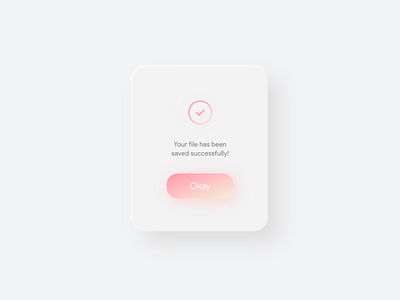 #DailyUI - 11 Flash Message design flashmessage gradient minimal pink typography ui ux