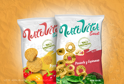 Natuvita Snacks Branding and Packaging brand design brand identity branding digitalart logo package design packaging vector