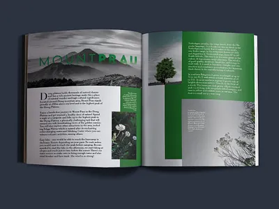 Mount Prau black white design graphic design greens inspiration inspiration design layout design layout exploration magazine design mockups monochrome monocolor nature photography
