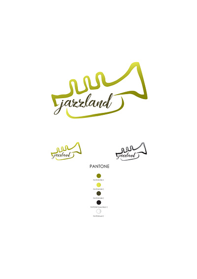 Jazzland Plak Dükkanı Logo Tasarımı branding design logo minimal vector