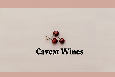 Caveat Wine design label labeldesign