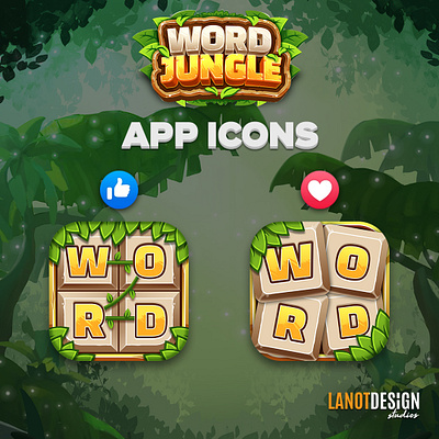 word jungle app icons