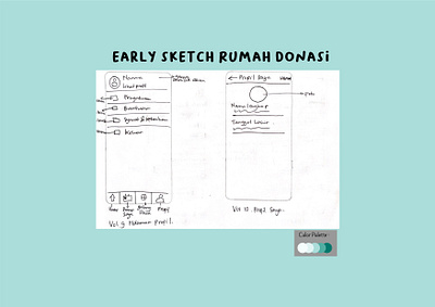 Early Sketch Rumah Donasi #5 app app design application design design app mobile mobile app mobile app design mobile design mobile ui ui ui ux ui design uidesign uiux