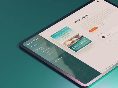 Film Details v3 3d app blender design ios ipad minimal typography ui ux web website