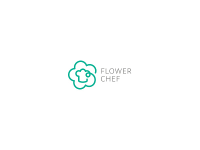 Flower Chef logo branding design logo