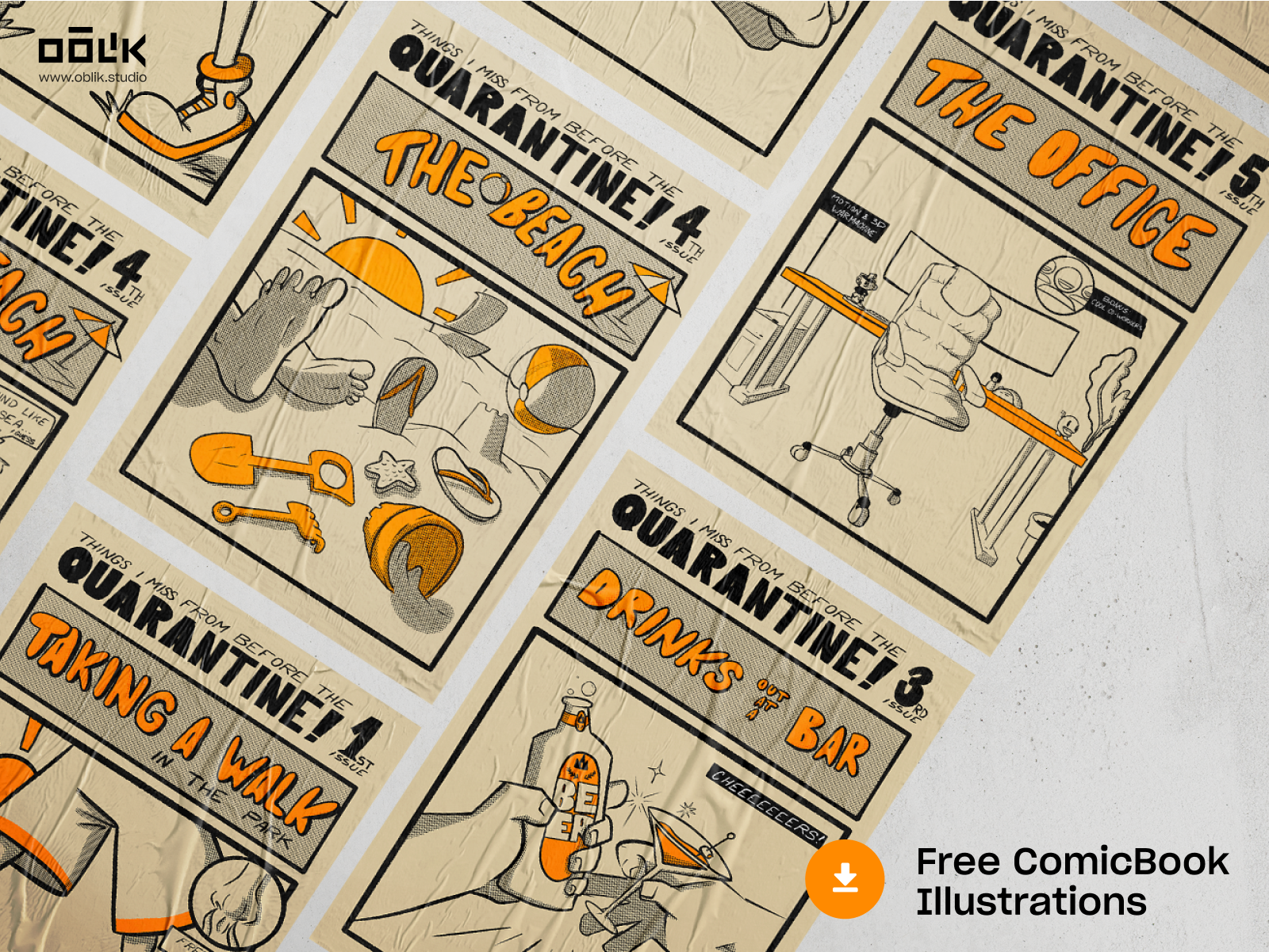 Example of Free Comic Book Illustrations