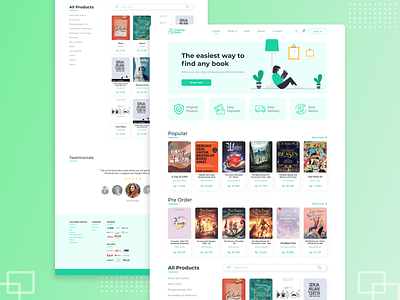 Book Store book bookshop bookstore clean design minimalist novel ui ui design ui ux design uiux ux web design website