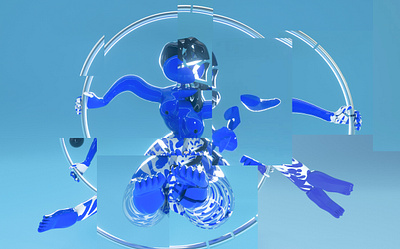 fragility 3d character design illustraion illustration