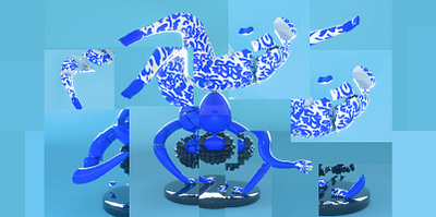 fragility 3d character design illustraion illustration