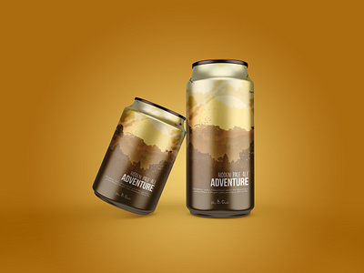 Adventure Ale - Hidden beer beer branding beer can label