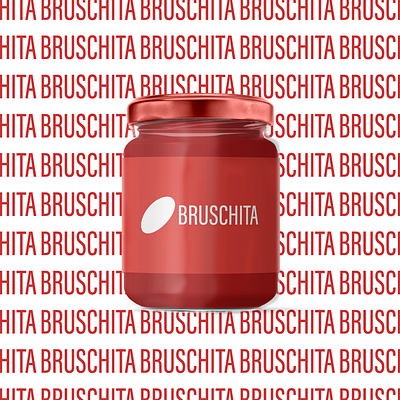 Bruschita - Concept Brand Identity - Packaging Design adobe adobe illustrator adobe photoshop benevento brand design branding corporate identity design food grocery italian italiano italy logo logo design package packaging packaging design photoshop red