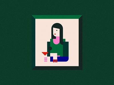 Mona lisa art character design icon illustration monalisa museum print vector
