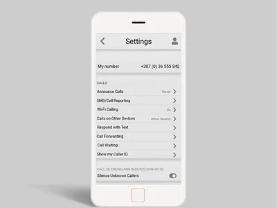 SETTINGS app dailyui design typography ui ux vector