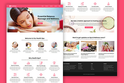 TemplateToaster Website Builder | HealthSpa WordPress Theme health health care health logo spa templatetoaster web development webdesign website builder wordpress wordpress theme