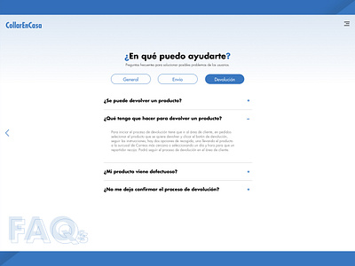Reto 092. F.A.Q. 092 dailyui ui