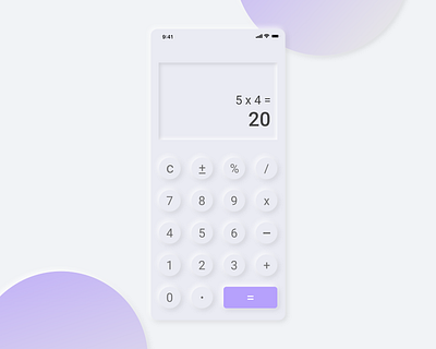 dailyui 004 challenge design a calculator clean ui cooldesign daily 100 challenge daily ui dailychallenge dailyui dailyui004 dailywebdesign ui