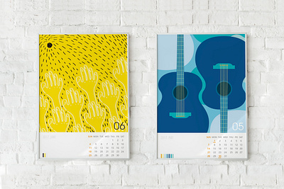 Calendar Design calendar design illustration poster