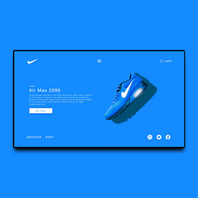 Nike Store Landing design landing design landing page landing page concept ui ui deisgn ui designer website