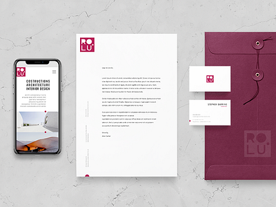 ROLU. visual identity logotype visual identity website