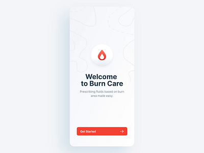 Burn Care cards design doctor healthcare interaction ios mobile app skincare ui ux