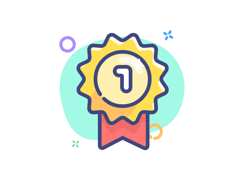 Medal Animation animation design haiku illustration sticker vector