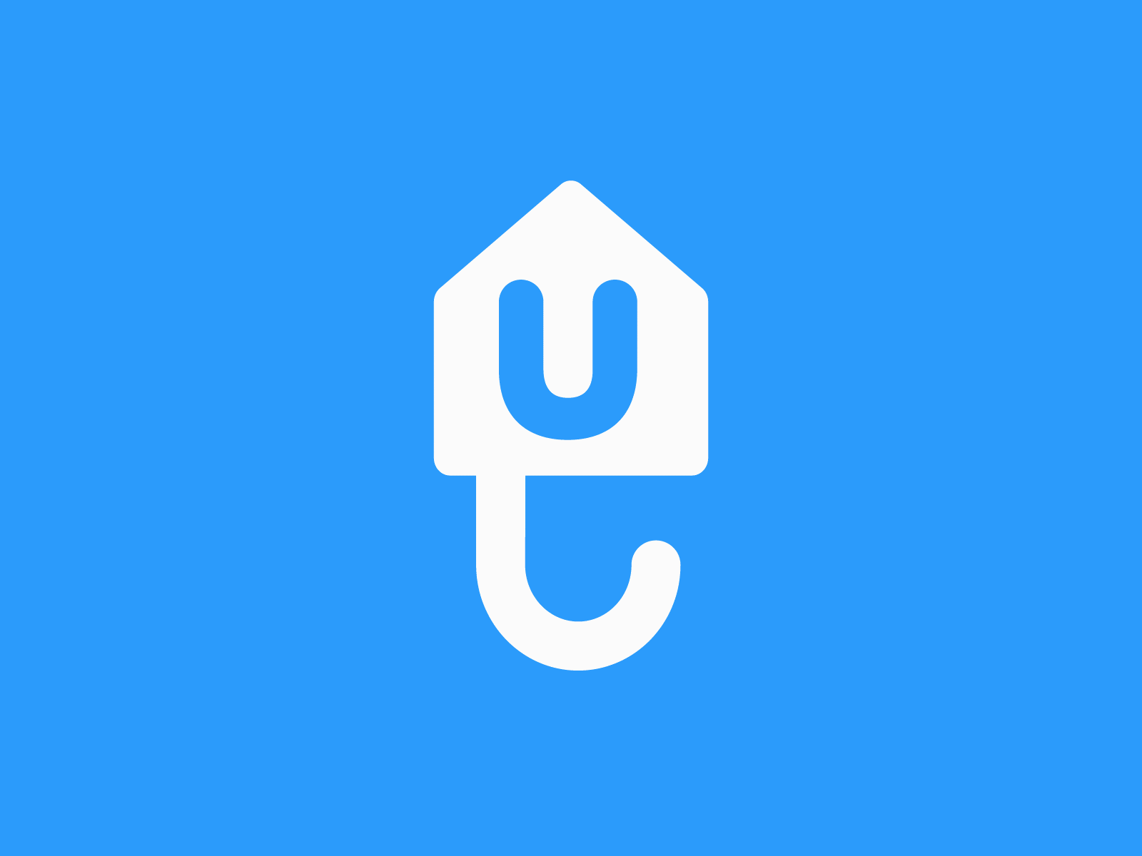 Unkle logo animation animated animated logo animation branding guarantor house insurtech landlord logo logo animation padlock proptech renter unkle