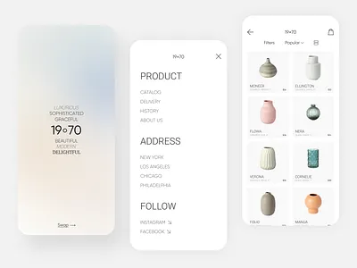 Mobile App Concept app concept design homepage interface ios iphone app layout light mobile mobile app typography ui ux web design
