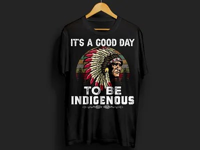 NATIVE AMERICAN T-SHIRT american americans app boho branding design flat icon illustration logo natiev amirican native natives old old natives type typography ui ux vector