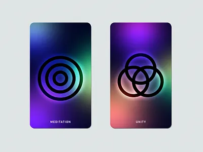 Cosmic Runes – Oracle Cards – Preview 1 card colour design digital geometry gradient icon illustration minimal mystic oracle psychic shape simple tarot vector