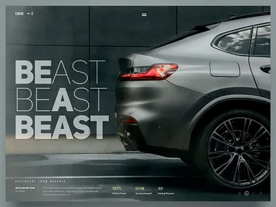 be a beast Landingpage beast landing page landing page concept landingpage screendesign ui uiux webdesign