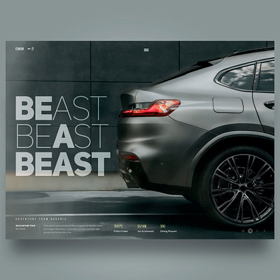 be a beast Landingpage beast landing page landing page concept landingpage screendesign ui uiux webdesign