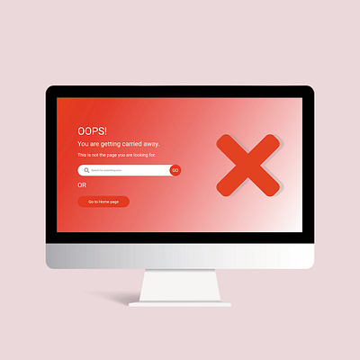 ERROR 404 app dailyui design typography ui ux vector web website