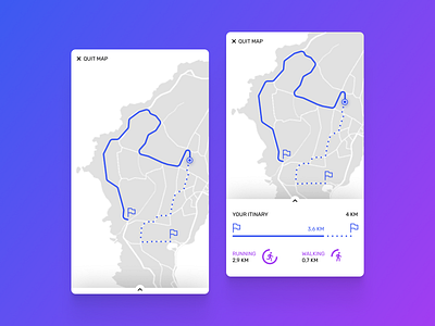 #dailyui #020 Location tracker 020 dailyui location tracker minimal mobile running