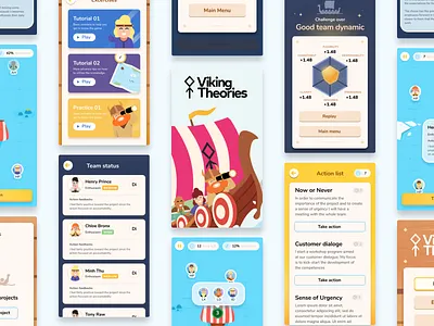 Viking Apps character flat game illustration ui ux viking
