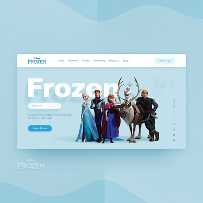 Frozen UI design concept behance designer designs frozen illustration logo designer logodesign minimal design minimalism ui designers ui designs ui inspiration ui kit uiux ux ux research uxdesign uxui webdesign webdevelopment